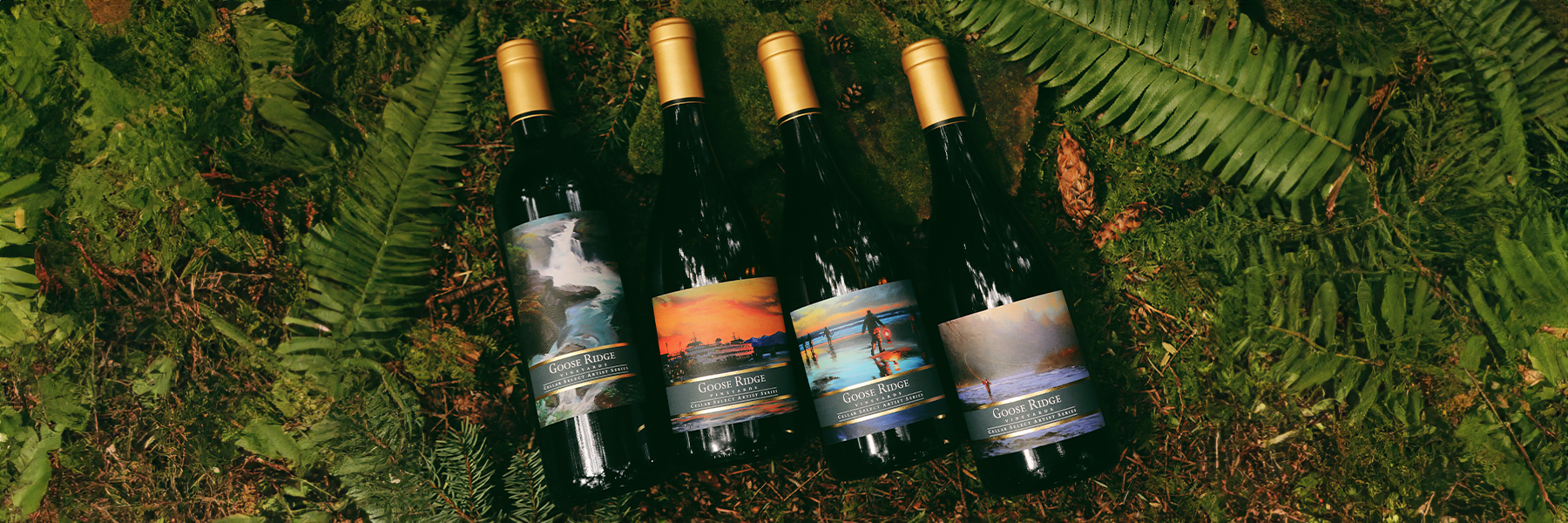 Wines from the Goose Ridge Wine Club Artist Series