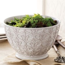 Fleur De Lis Serving Bowl Image
