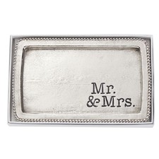 Mr and Mrs Silver Tray
