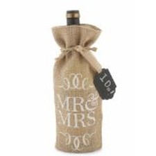Mr Mrs Burlap Bag Image