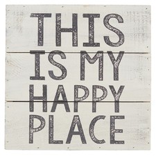 Happy Place Plaque Image
