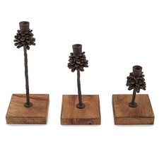 Pine Cone Candle Holder Image