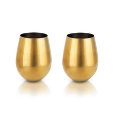 Gold Stemless Glasses Image