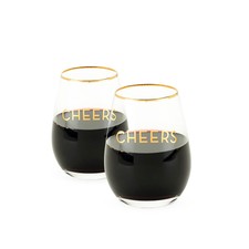 Cheers Stemless Glasses Image