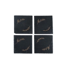 Gilded Slate Coaster Set Image