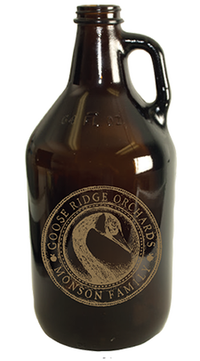 64 oz Amber Growler Image
