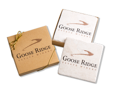 Logo Marble Coasters