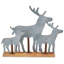 Tin Deer Table Sitter Image
