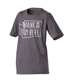 Drink Wine From Here Shirt Unisex