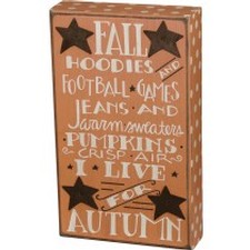 Fall Hoodies Box Sign Image