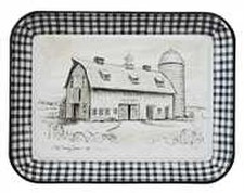 Barn Enamel Tray Image