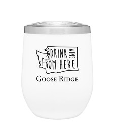 white stemless logo
