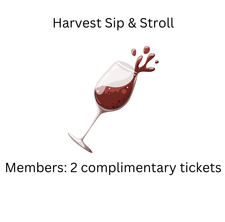 Harvest Sip & Stroll Member RSVP