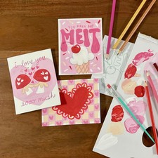 Let's Paint! Valentine's Day Cards