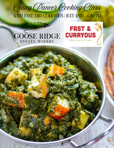 Saag Paneer Cooking Class with Fast and Curryous
