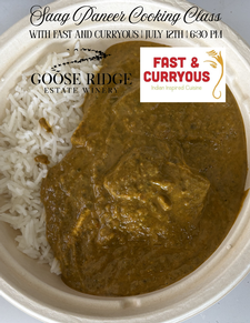 Saag Paneer Cooking Class with Fast and Curryous