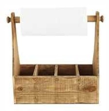 Wood Paper Towel Holder Image