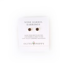 Barrel Earrings Olive and Poppy Image