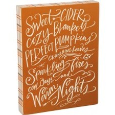 Sweet Cider Box Sign Image