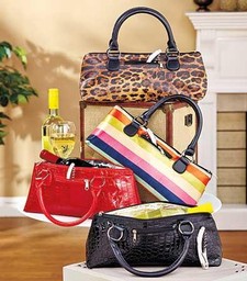 wine clutch assorted colors