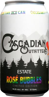 Cascadian Rainbow Rosé Bubbles